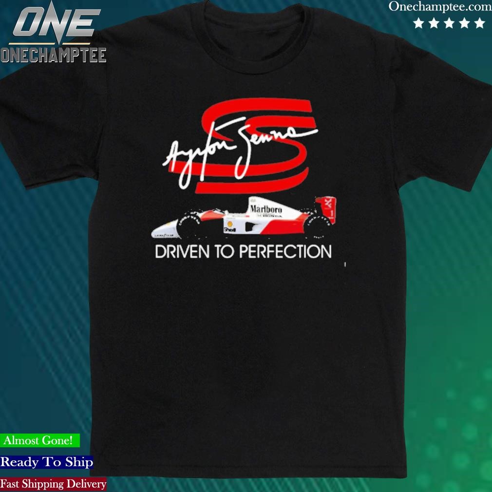 Official ayrton Senna Driven To Perfection Shirt