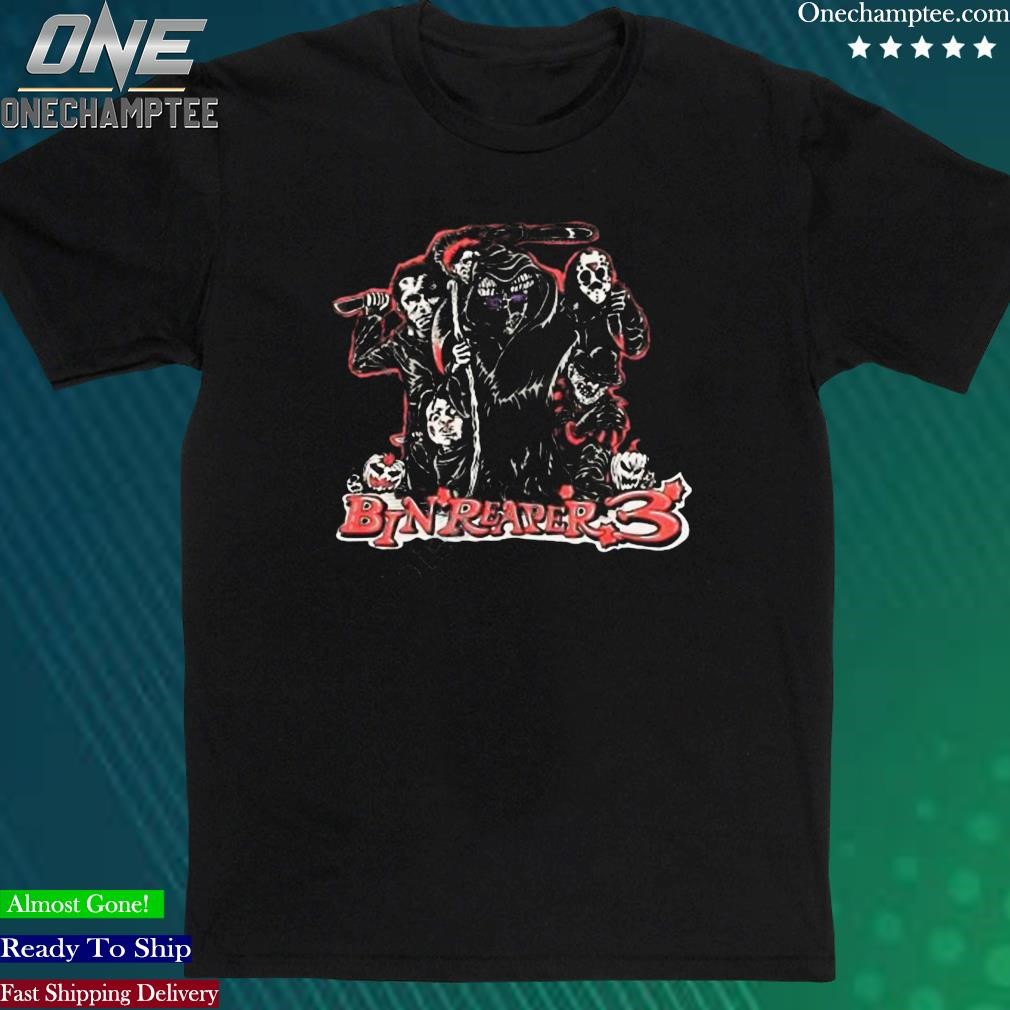 Official babyTron Merch Monster Tie Dye Bin Reaper 3 Shirt