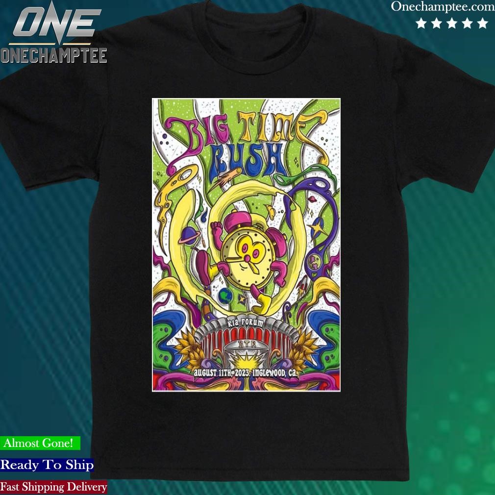 Official big Time Rush Tour Kia Forum, Inglewood, CA August 11 2023 Poster Shirt
