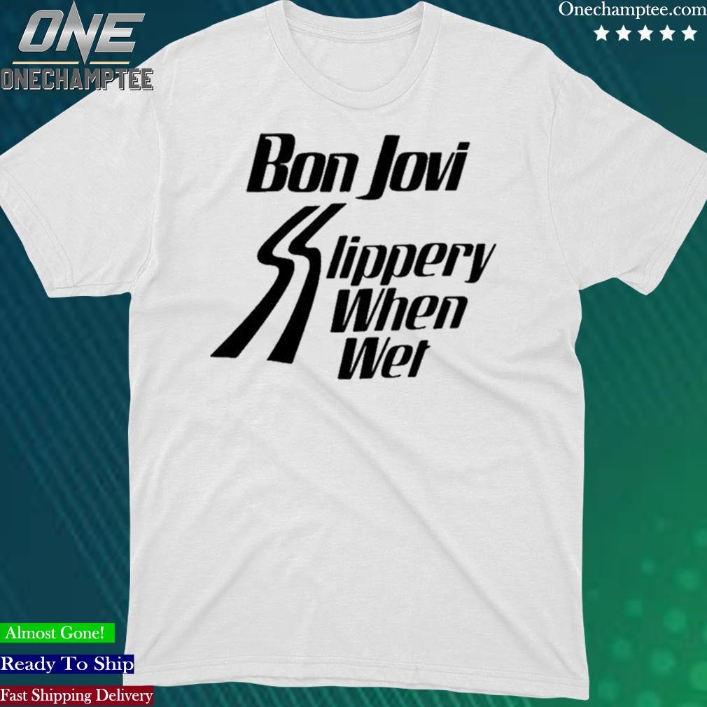 Official bonjovi Slippery When Wet Shirt
