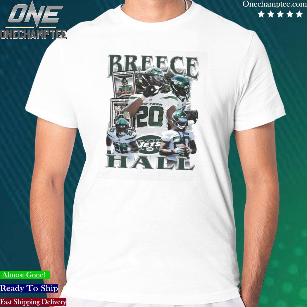 Breece Hall New York Jets Jerseys, Breece Hall Shirts, Apparel, Gear