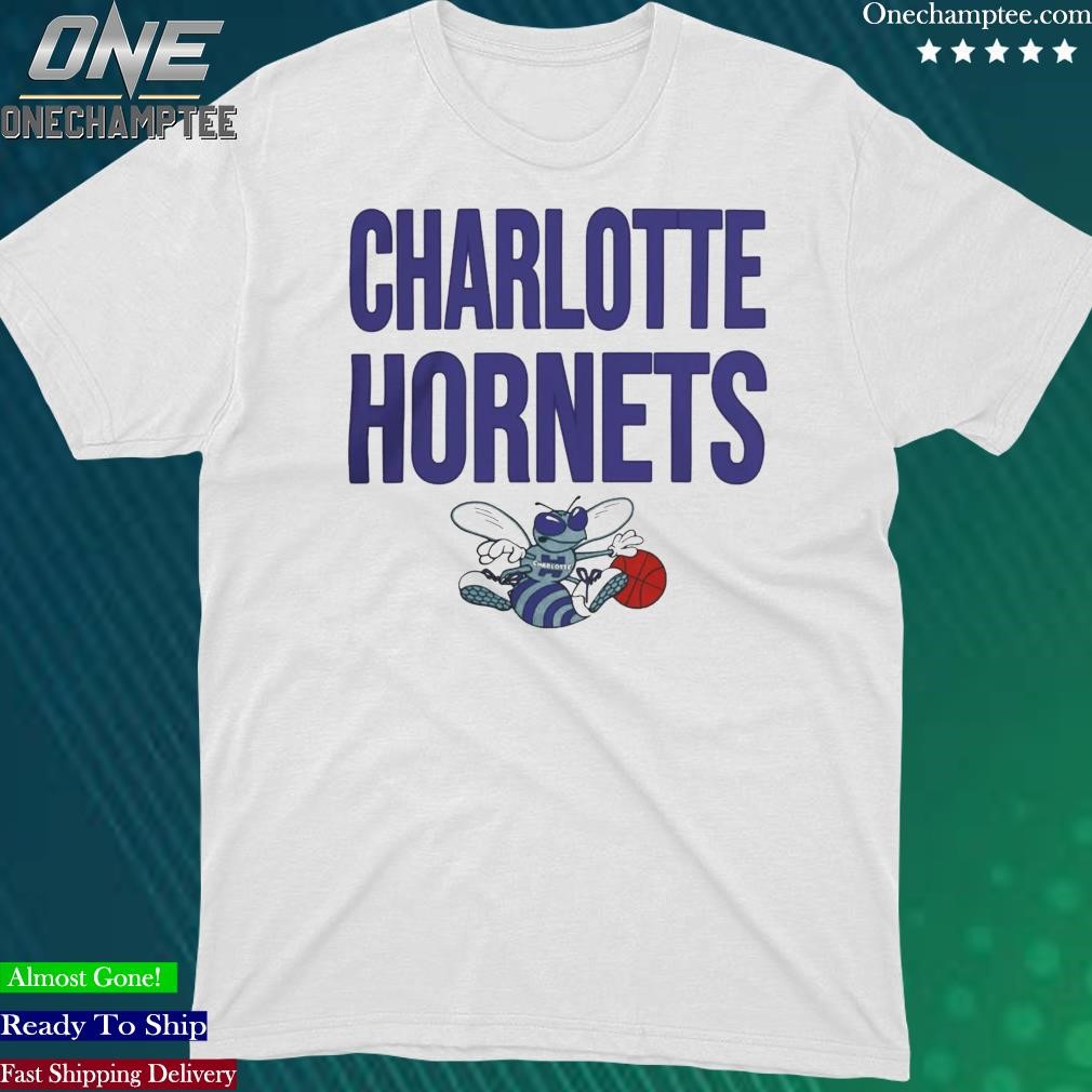 Official charlotte Hornets Mitchell & Ness Hardwood Classics Legendary Slub Shirt