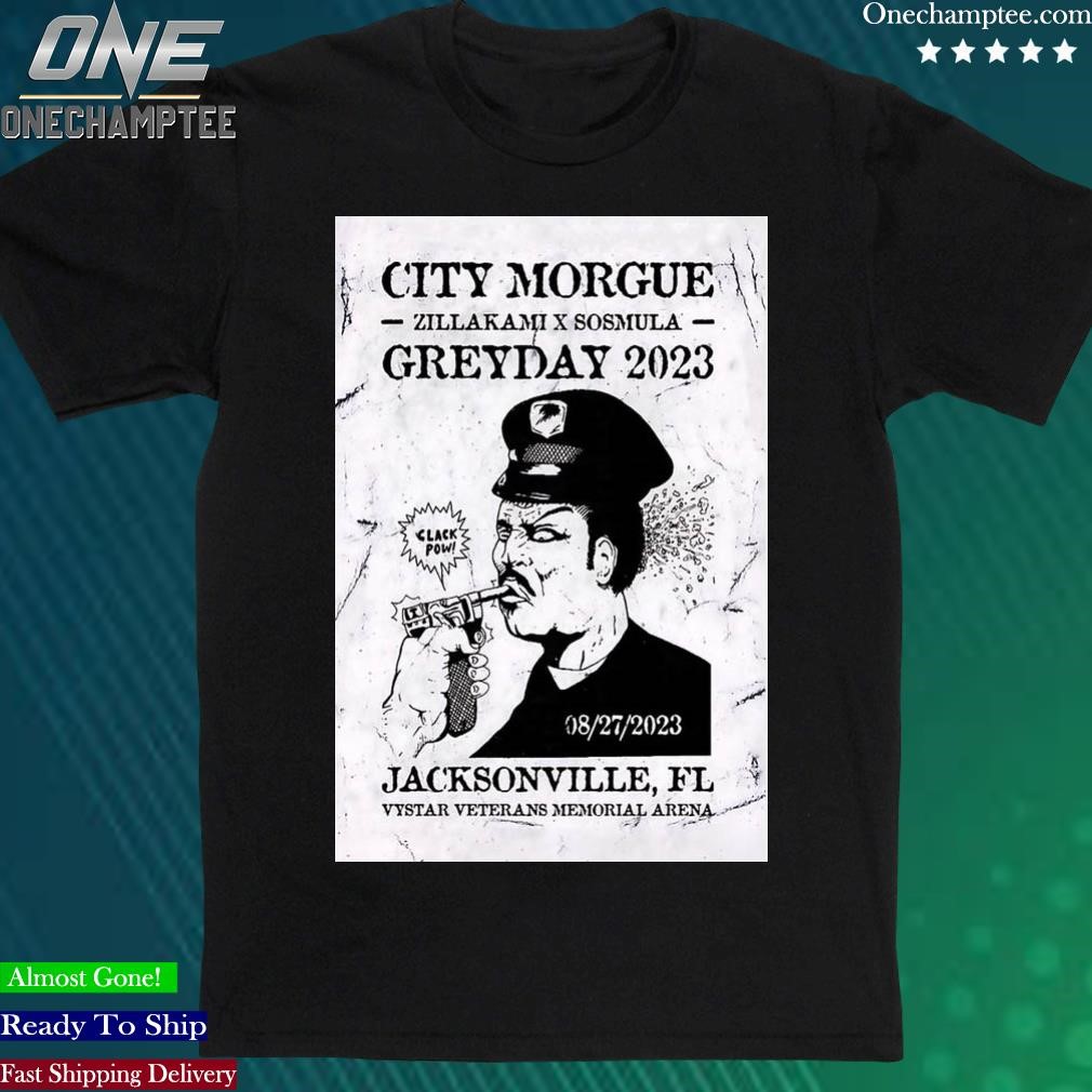 Official city Morgue Jacksonville August 27 2023 Poster Shirt