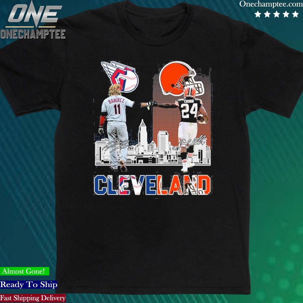 Official cleveland Browns And Cleveland Guardians Unisex T-Shirt