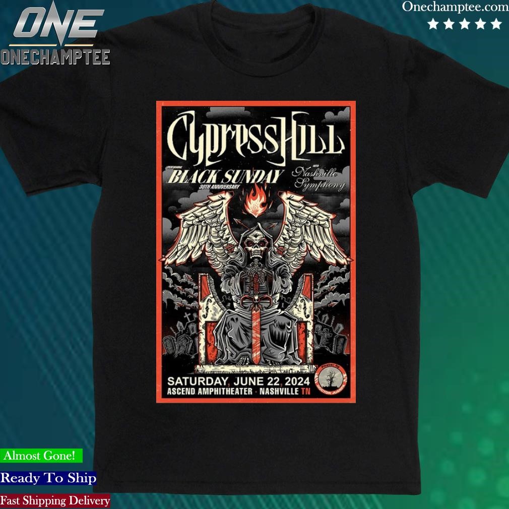 Official cypress Hill June 22 2024 Ascend Amphitheater Nashville TN Poster Shirt
