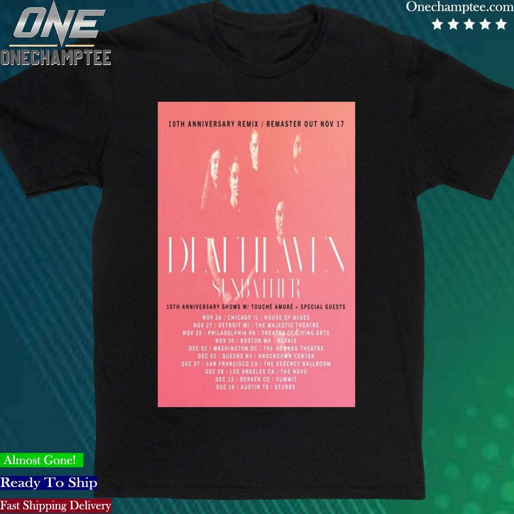 Official deafheaven Sunbather 10th Anniversary Remix Remaster Nov 17 2023 Poster Shirt
