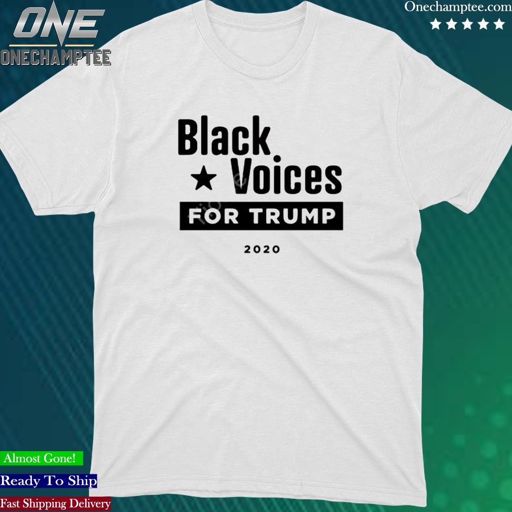 Official derrick Gibson Black Voices For Trump 2020 Shirt