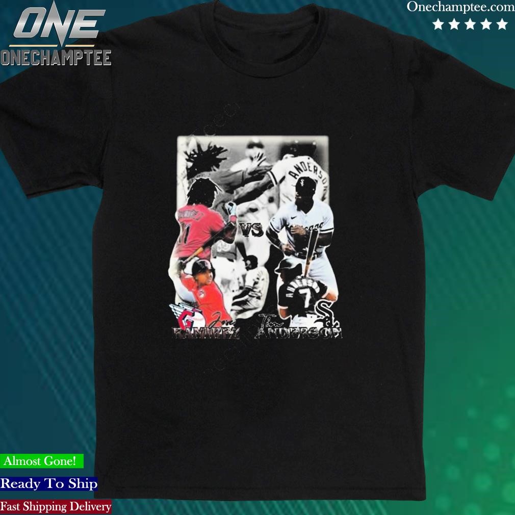 Official down Goes Anderson Jose Ramirez Vs Tim Anderson Shirt