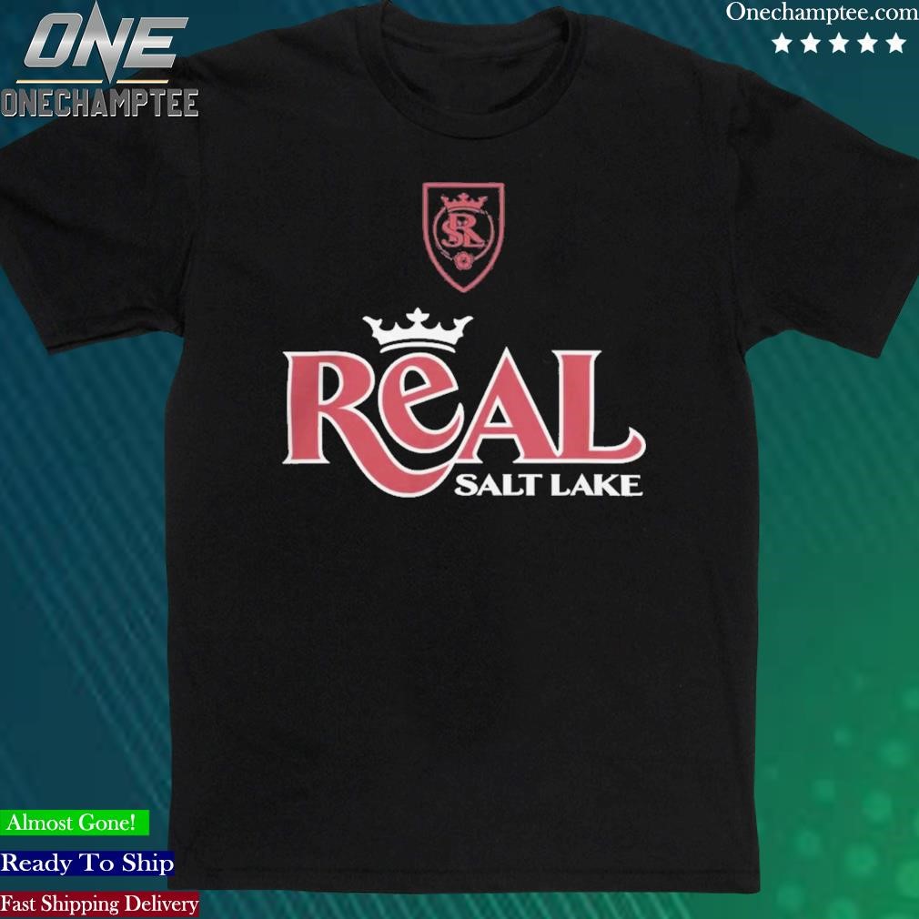 Official fanatics Branded Charcoal Real Salt Lake Shirt