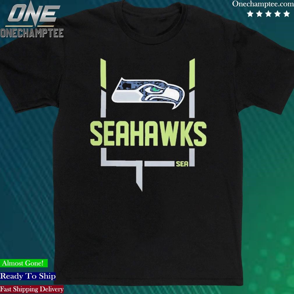 Official fanatics Seattle Seahawks Legend Goal Post T-Shirt