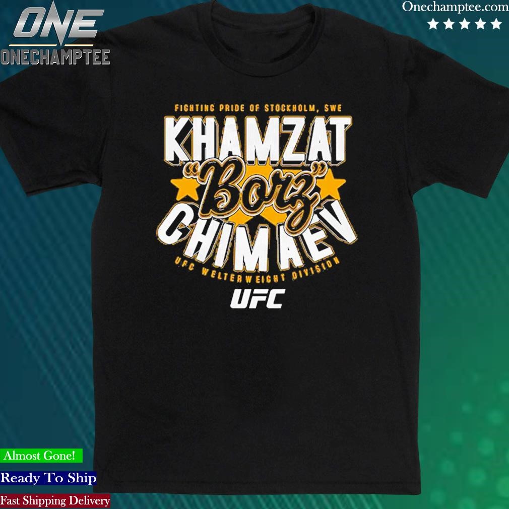 Official fc Khamzat Borz Chimaev Script T-Shirt