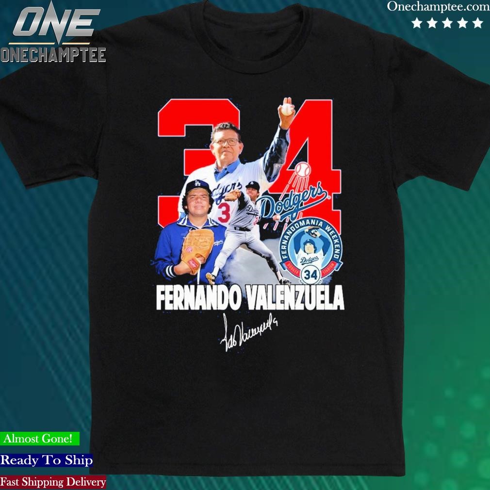 Official fernando Valenzuela – Fernandomania Weekend Signature T-Shirt