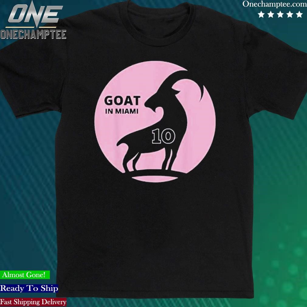 Official goat In Miami Messi T-Shirt