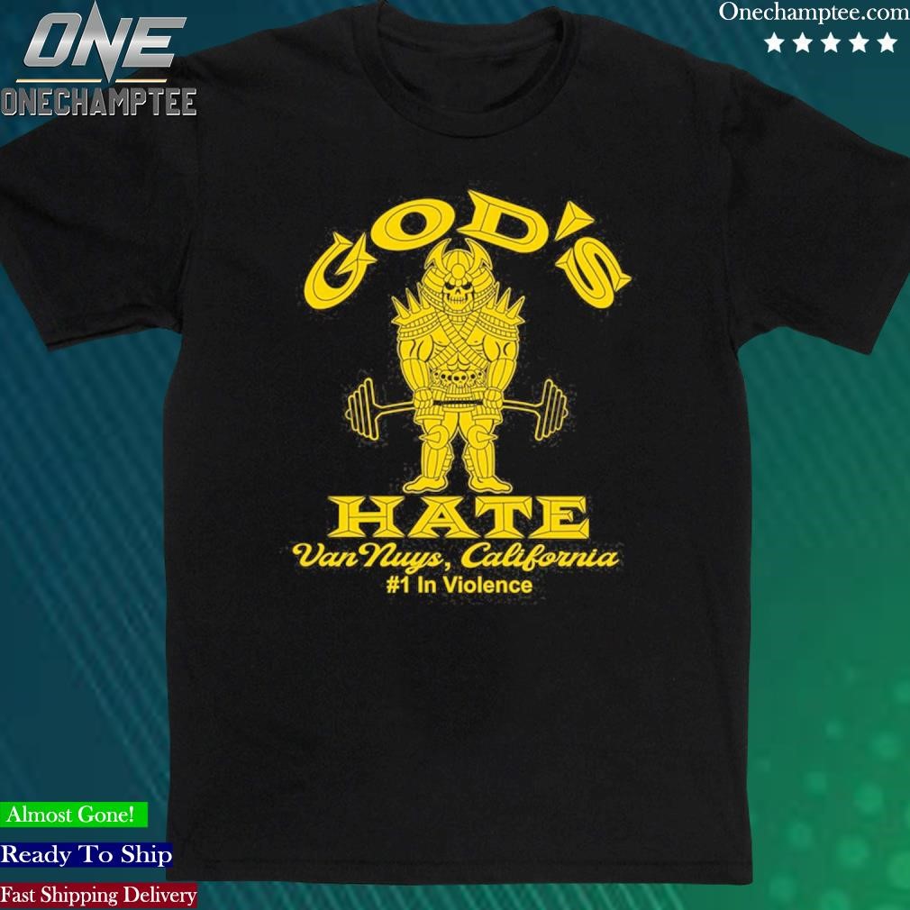 Official god's Hate Gold's Hate T-Shirt