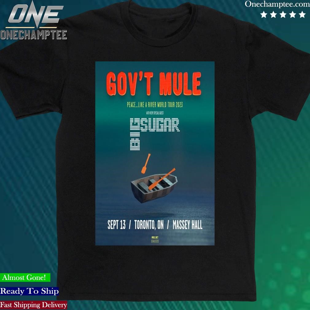 Official gov't Mule Tour 2023 Massey Hall Poster Shirt