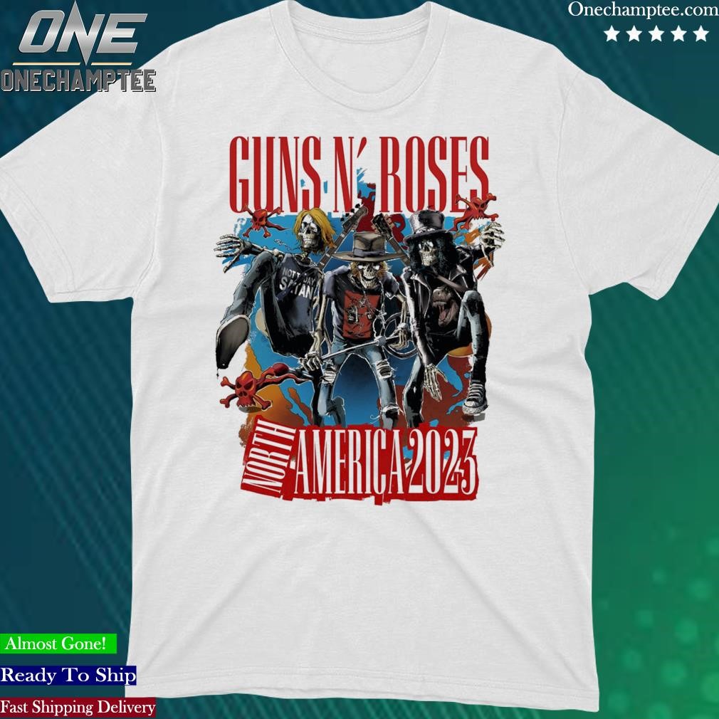 Official guns N' Roses Admat 2023 Itinerary Shirt
