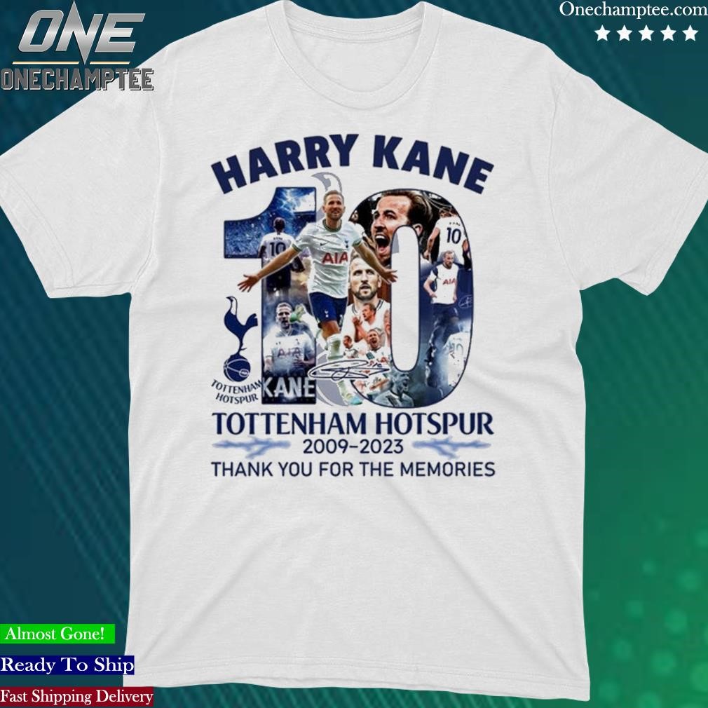 Official harry Kane Tottenham Hotspur 2009 – 2023 Thank You For The Memories T-Shirt