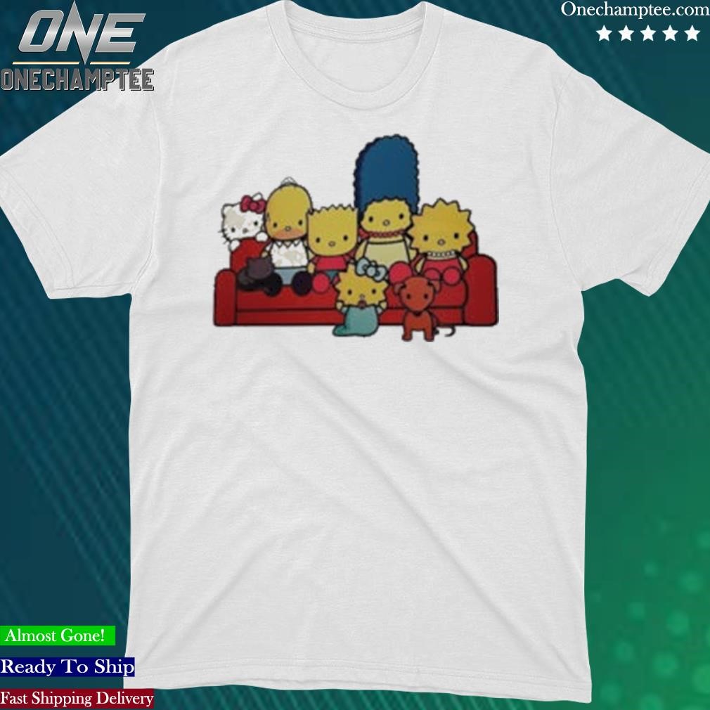 Official hello Kitty X The Simpsons T-Shirt