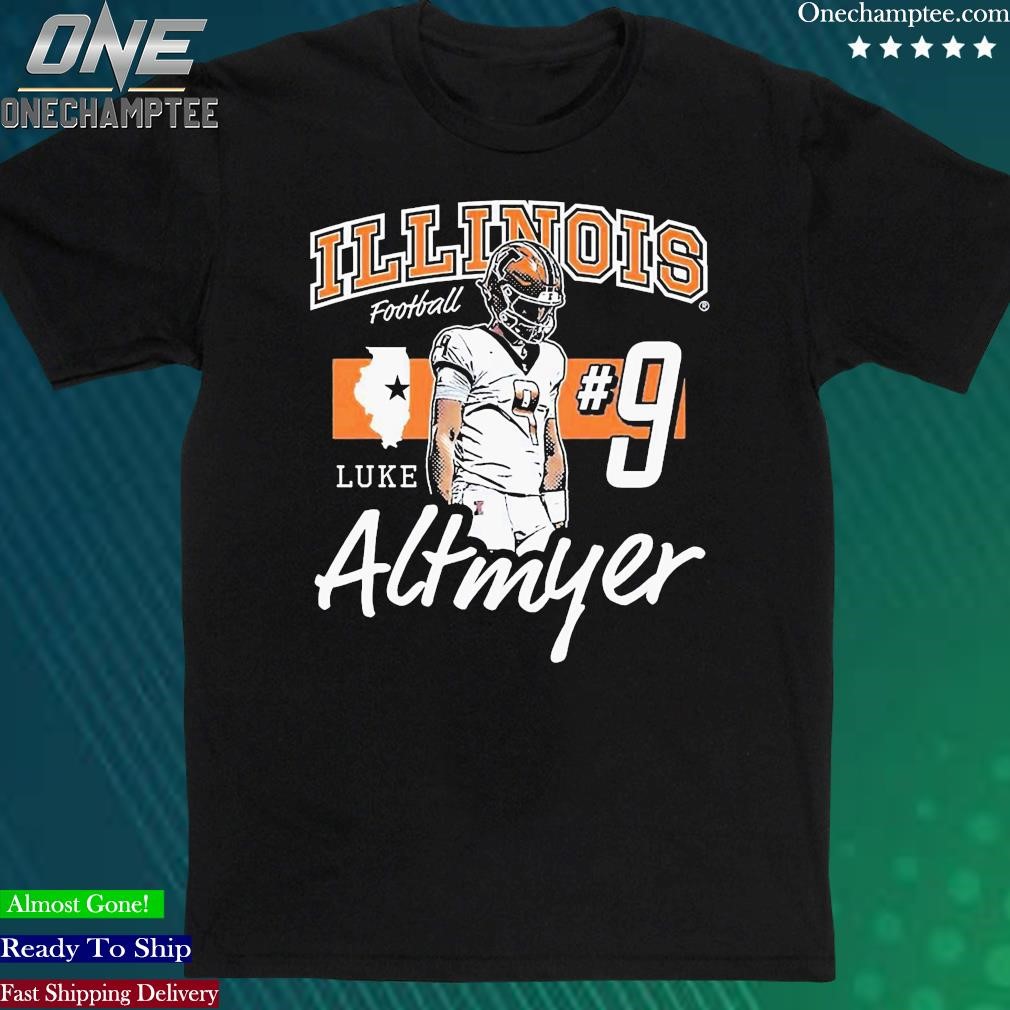 Official illinois Fighting Illini Football Luke Altmyer Shirt