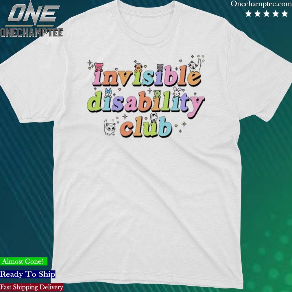 Official invisible Disability Club Shirt