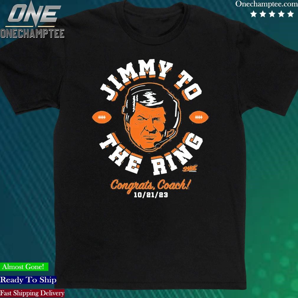 Official jimmy To The Ring Congrats Coach T-Shirt
