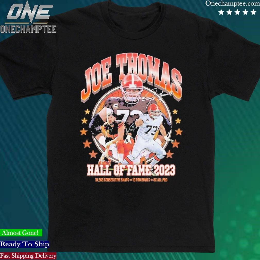 Official joe Thomas Hall Of Fame 2023 Shirt