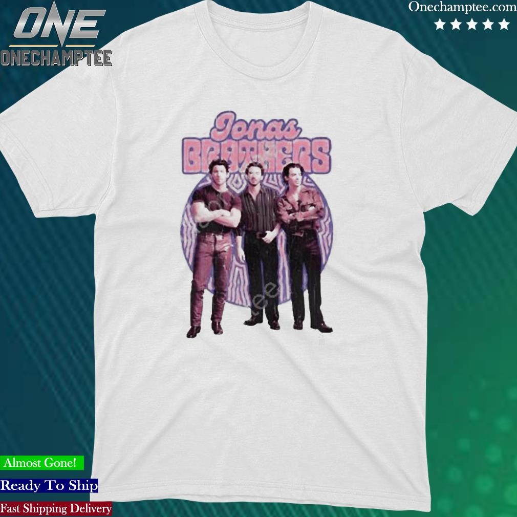 Official jonas Brothers Shop Purple Retro Tee Shirt