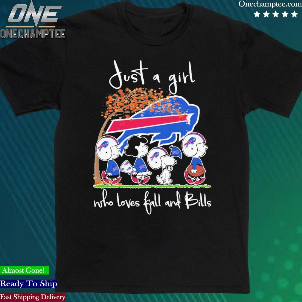 Official just A Girl Who Loves Fall And Bills T Shirt