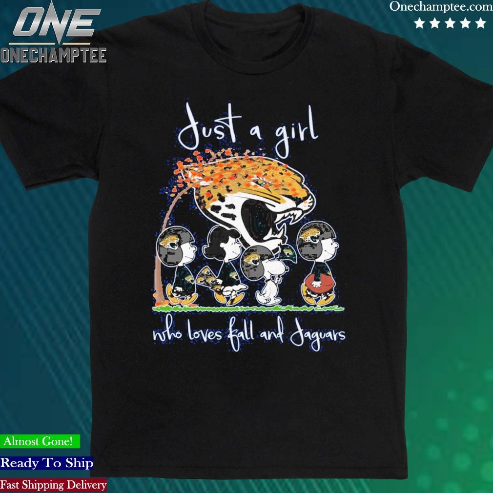 Official just A Girl Who Loves Fall And Jaguars T Shirt