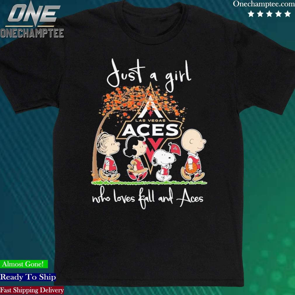 Official just A Girl Who Loves Fall And Las Vegas Aces T Shirt