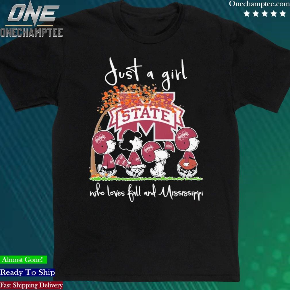 Official just A Girl Who Loves Fall And Mississippi Shirt