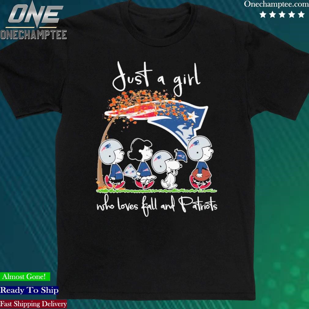 Official just A Girl Who Loves Fall And Patriots T Shirt