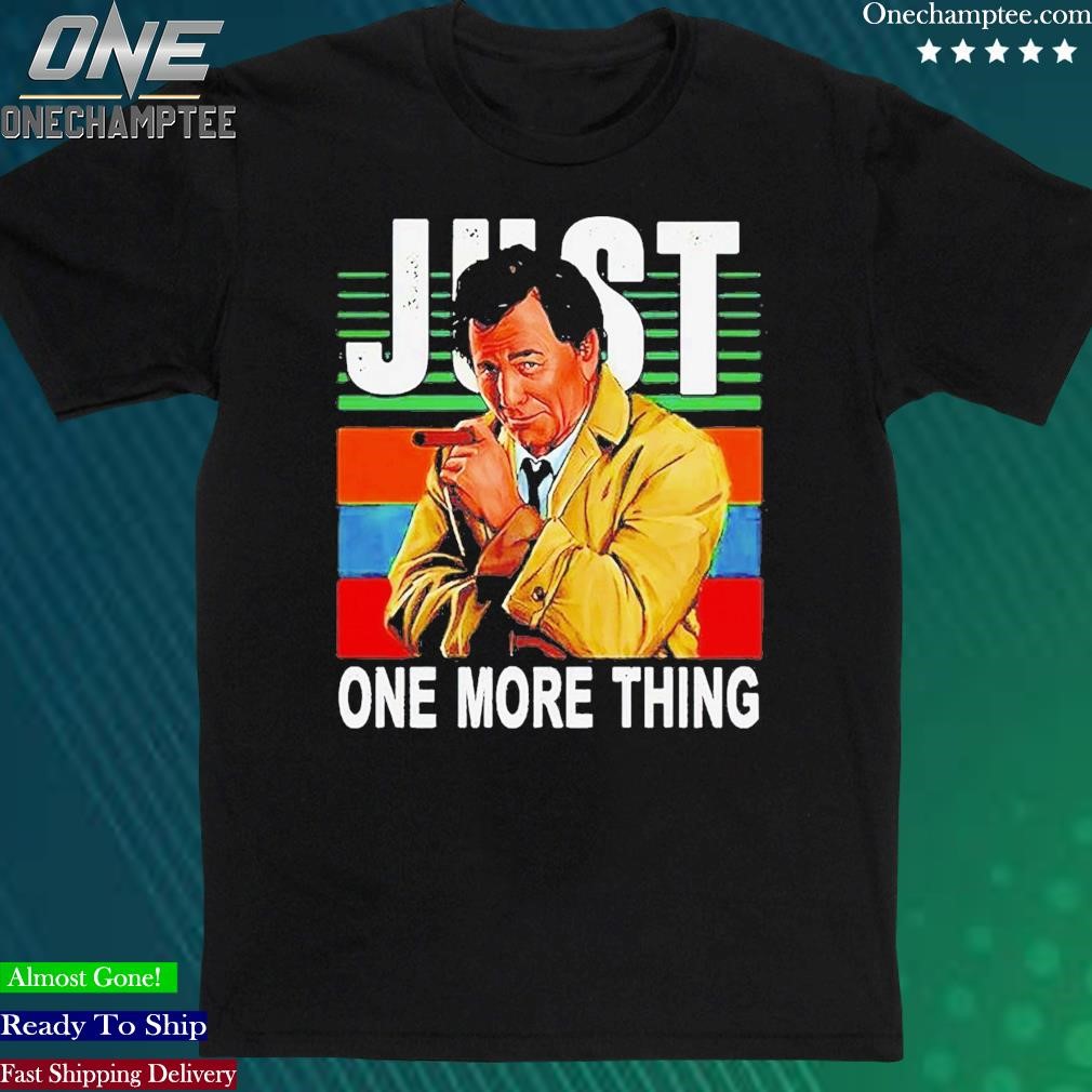 Official just One More Thing Vintage Shirt