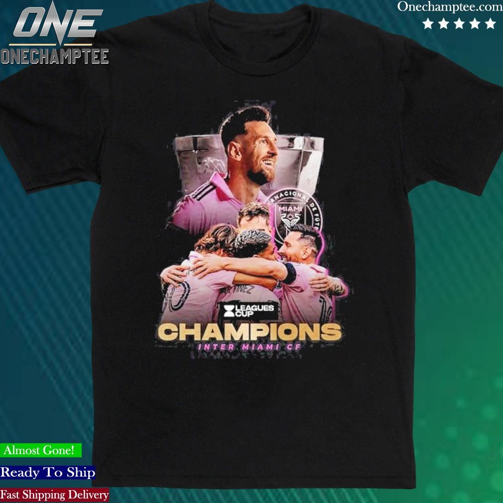 Official leagues Cup Champions Inter Miami CF Shirt