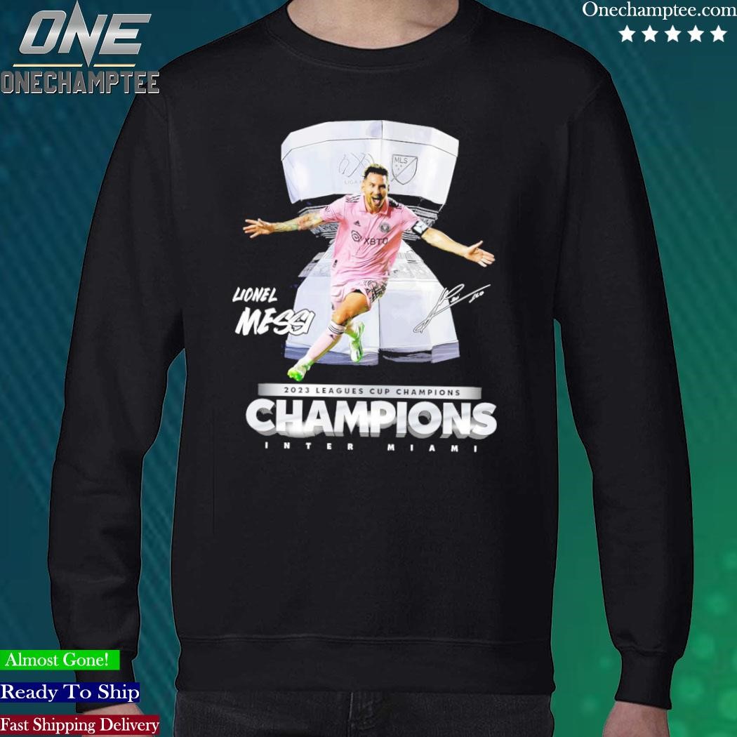 Official Inter miamI mls leagues cup champions 2023 T-shirt