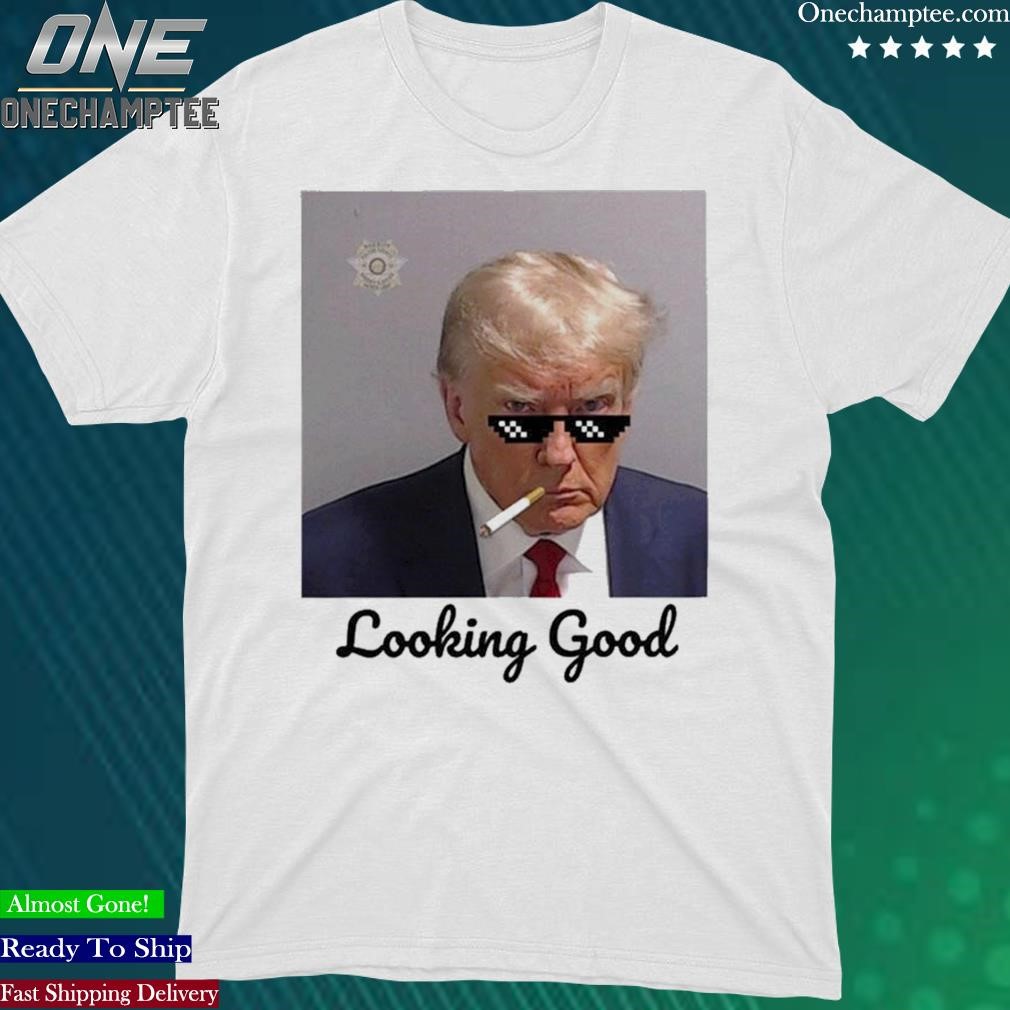 Official looking Good Donald Trump Mugshot T-Shirt