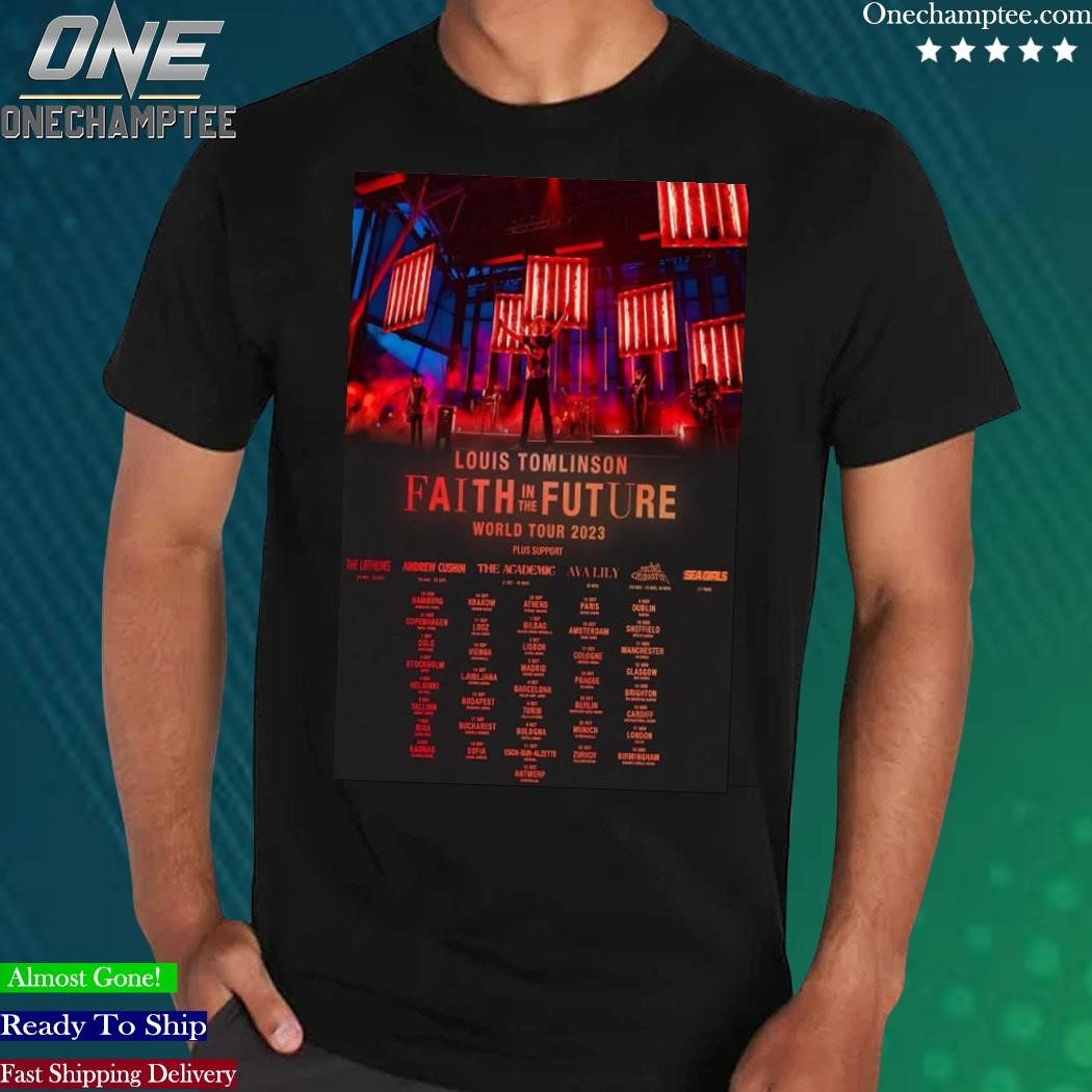 Faith In The Future World Tour 2023 T-Shirt, Uk Europe Louis Tomlinson Tour  2023 Shirt
