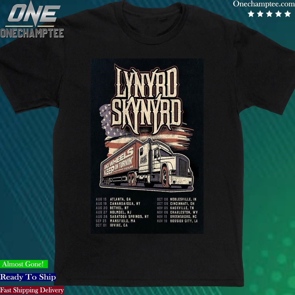 Official lynyrd Skynyrd Tour Summer 2023 Poster Shirt