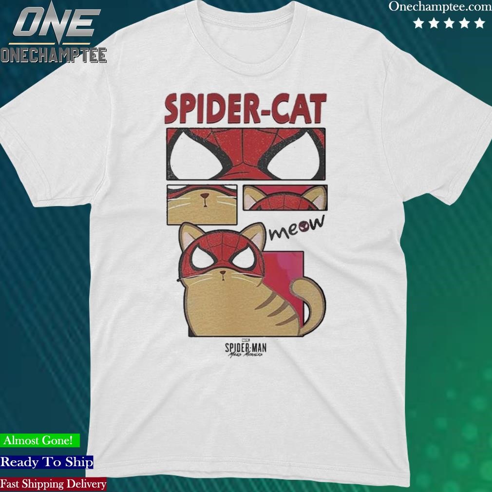 Official marvel Spider-man Across The Spider Cat Shirt