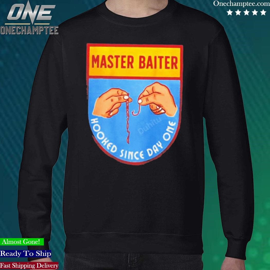 Master Baiter Funny Fishing Hoodie Sweatshirts Long Sleeve Custom