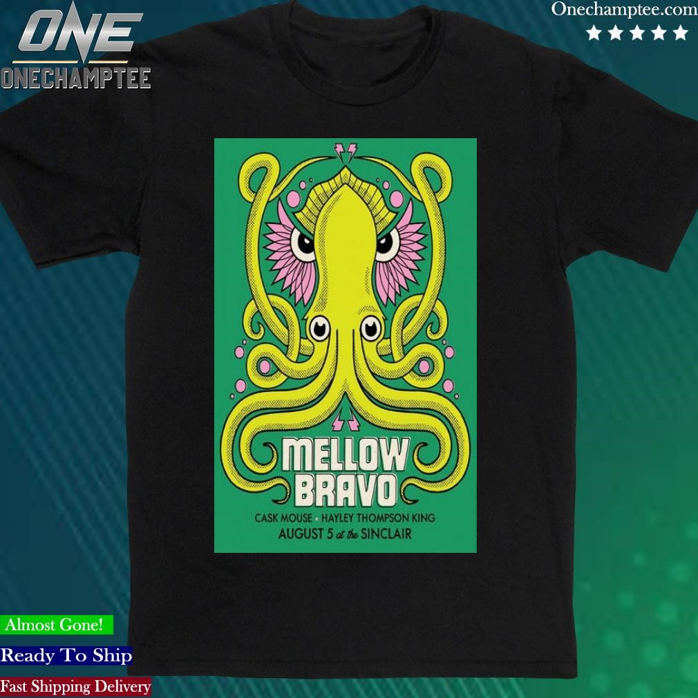 Official mellow Bravo Cambridge, MA The Sinclair Music Hall 2023 Poster Shirt