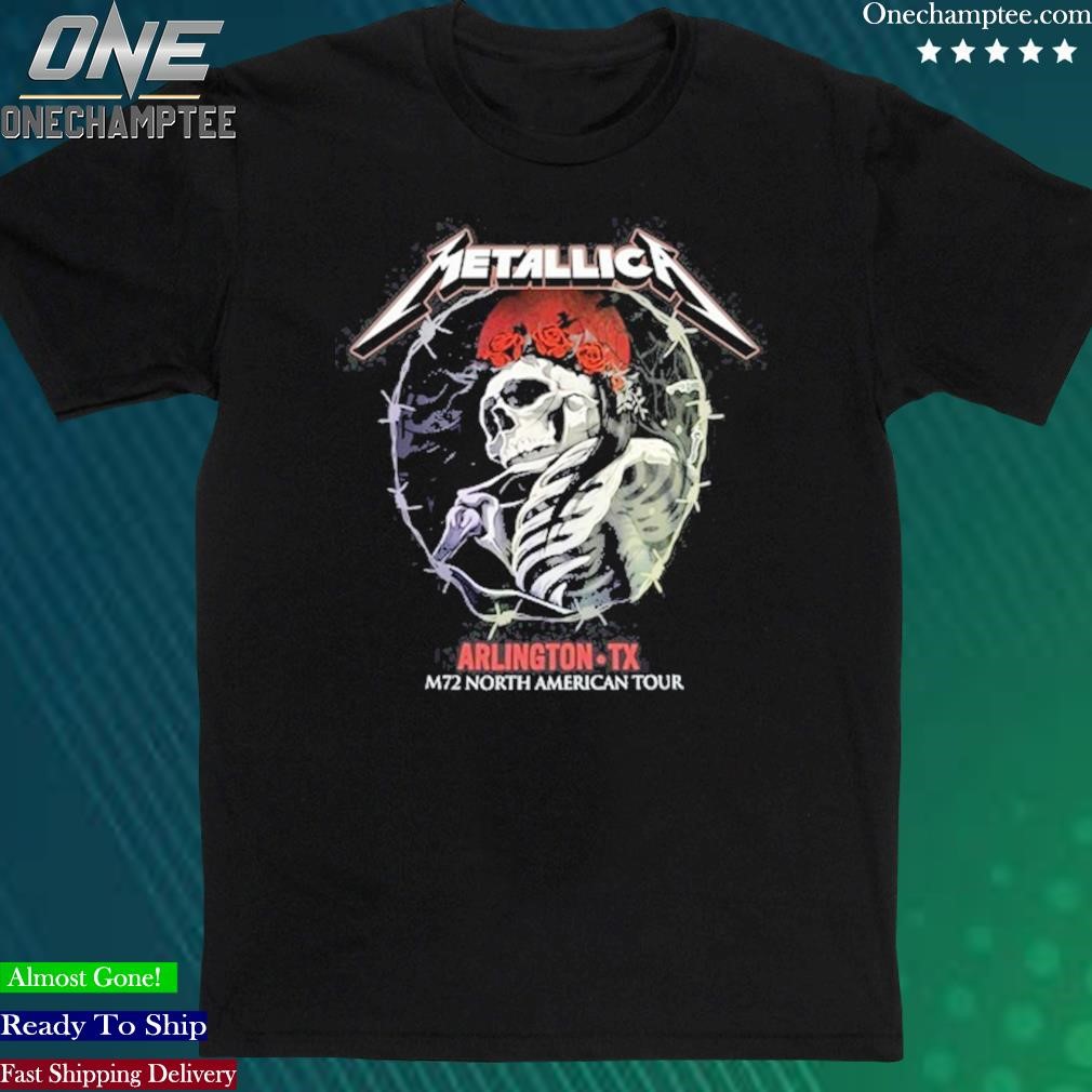 Official metallica AT&T Stadium Arlington 20 August 2023 Shirt