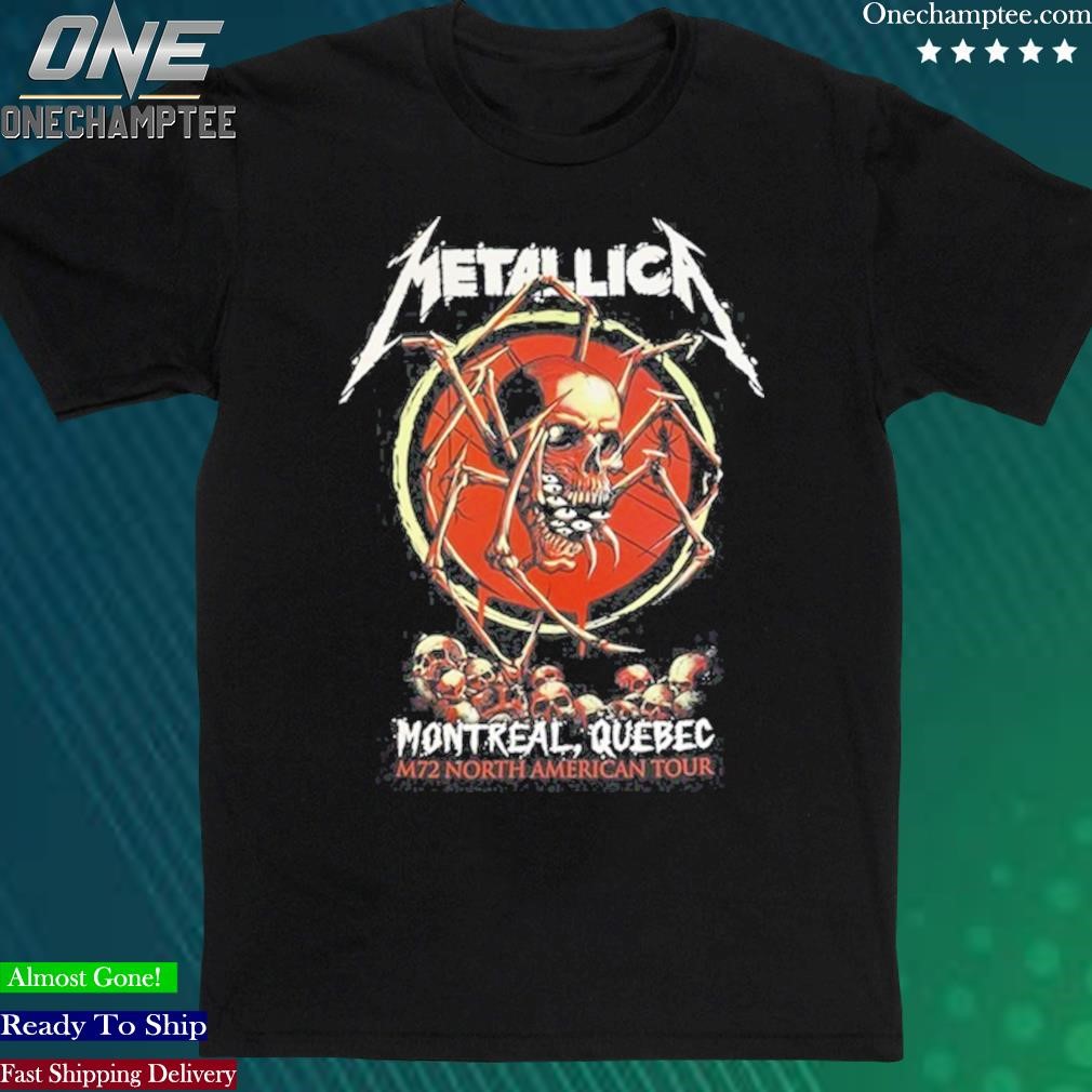 Official metallica Montreal, QC M72 North American Tour Shirt