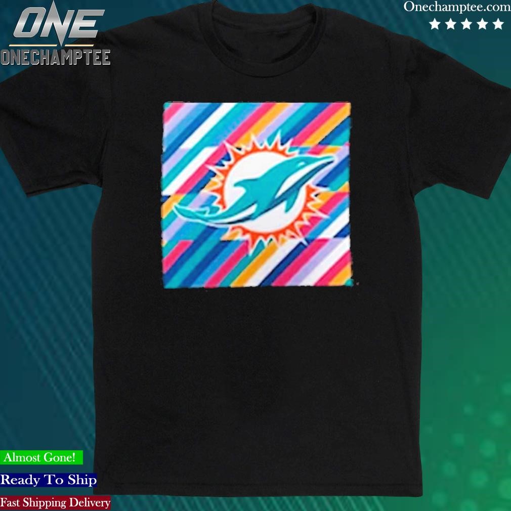 Official miami Dolphins Nike 2023 Nfl Crucial Catch Sideline T-Shirt