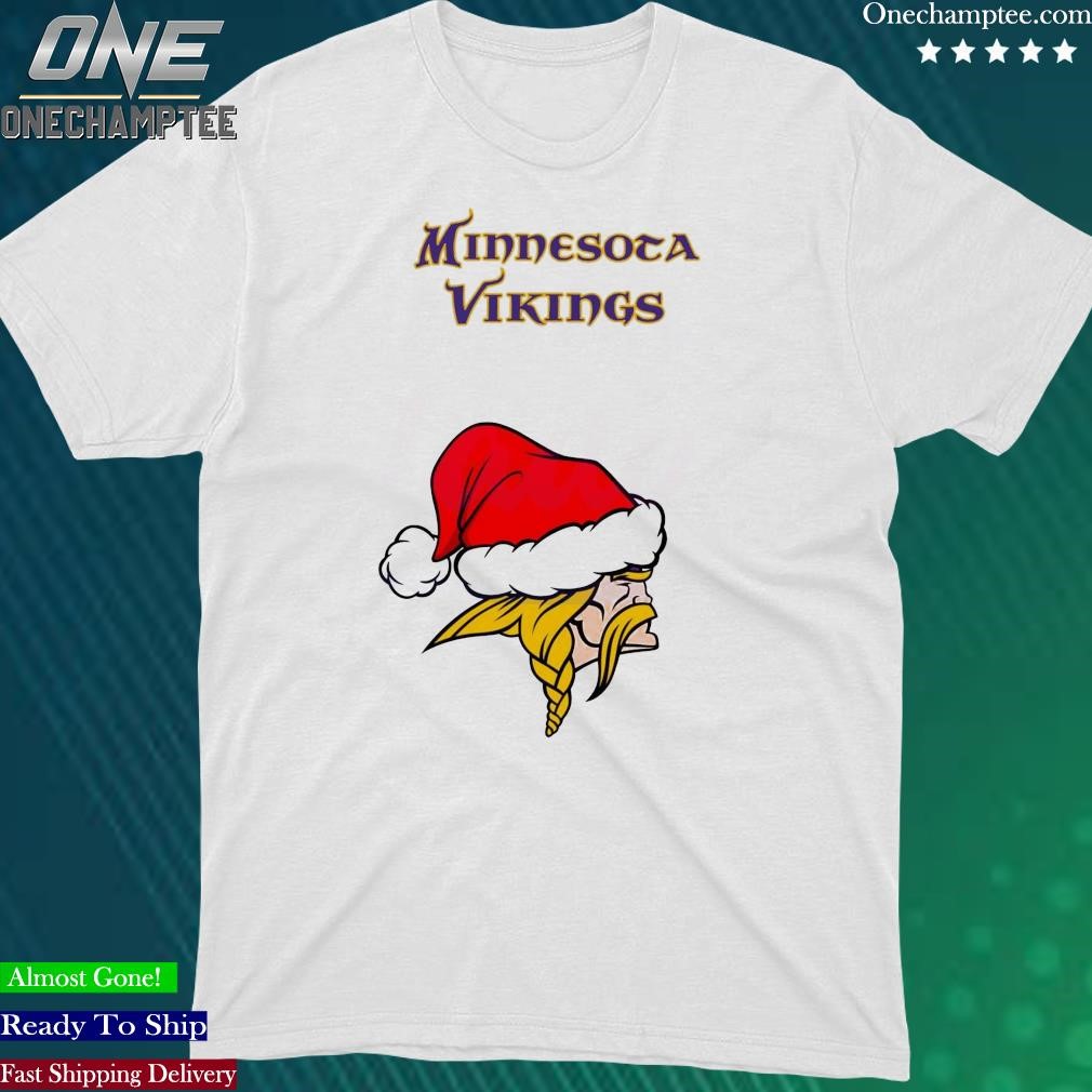 Official minnesota Vikings NFL Christmas Logo Shirt