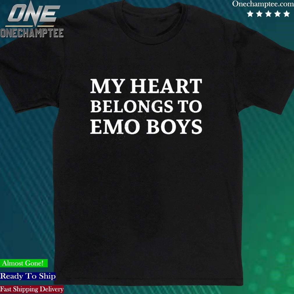 I Love Emo Boys T-Shirt , I Heart Emo Boys Shirt All Sizes Emo