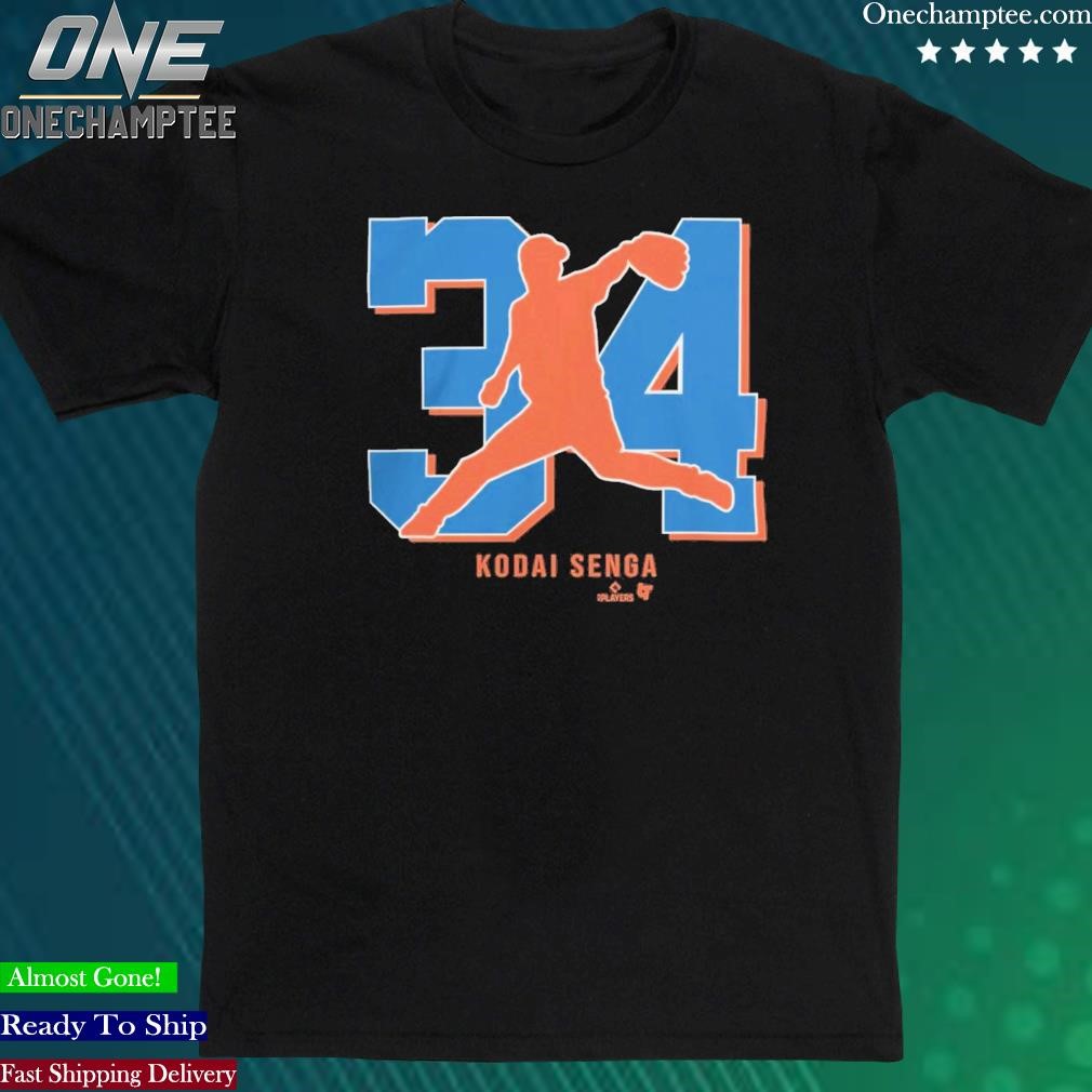 Official new York Mets Kodai Senga 34 Number Silo Shirt