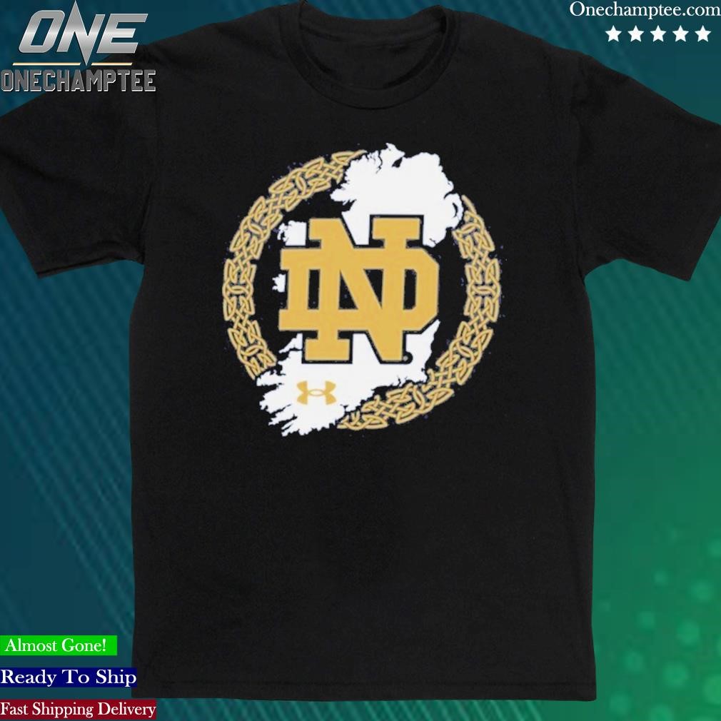 Official notre Dame Fighting Irish Under Armour 2023 Aer Lingus College Football T-Shirt