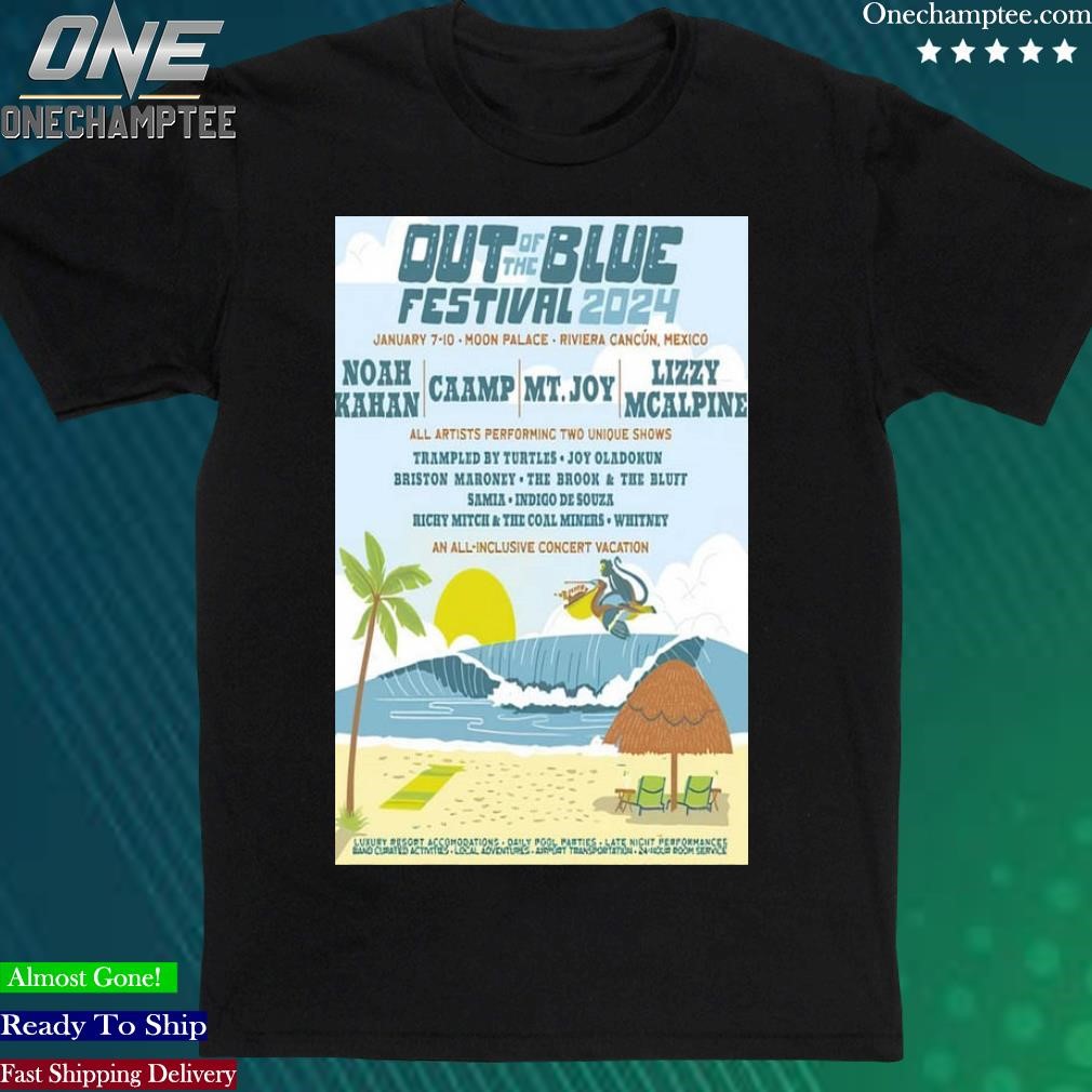 Official out Of The Blue Festival Tour 2023 Poste Shirt