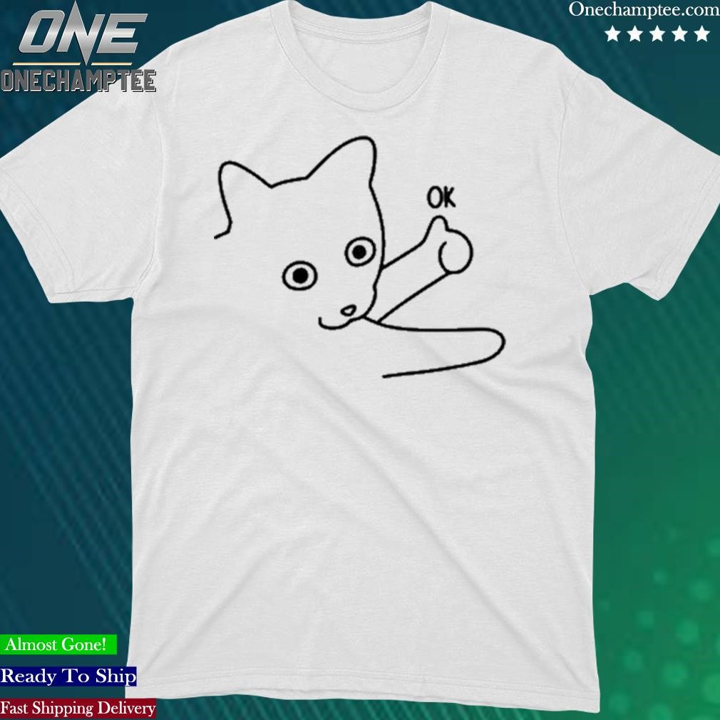Official poorly Catdraw Okie Dokie Cat Shirt